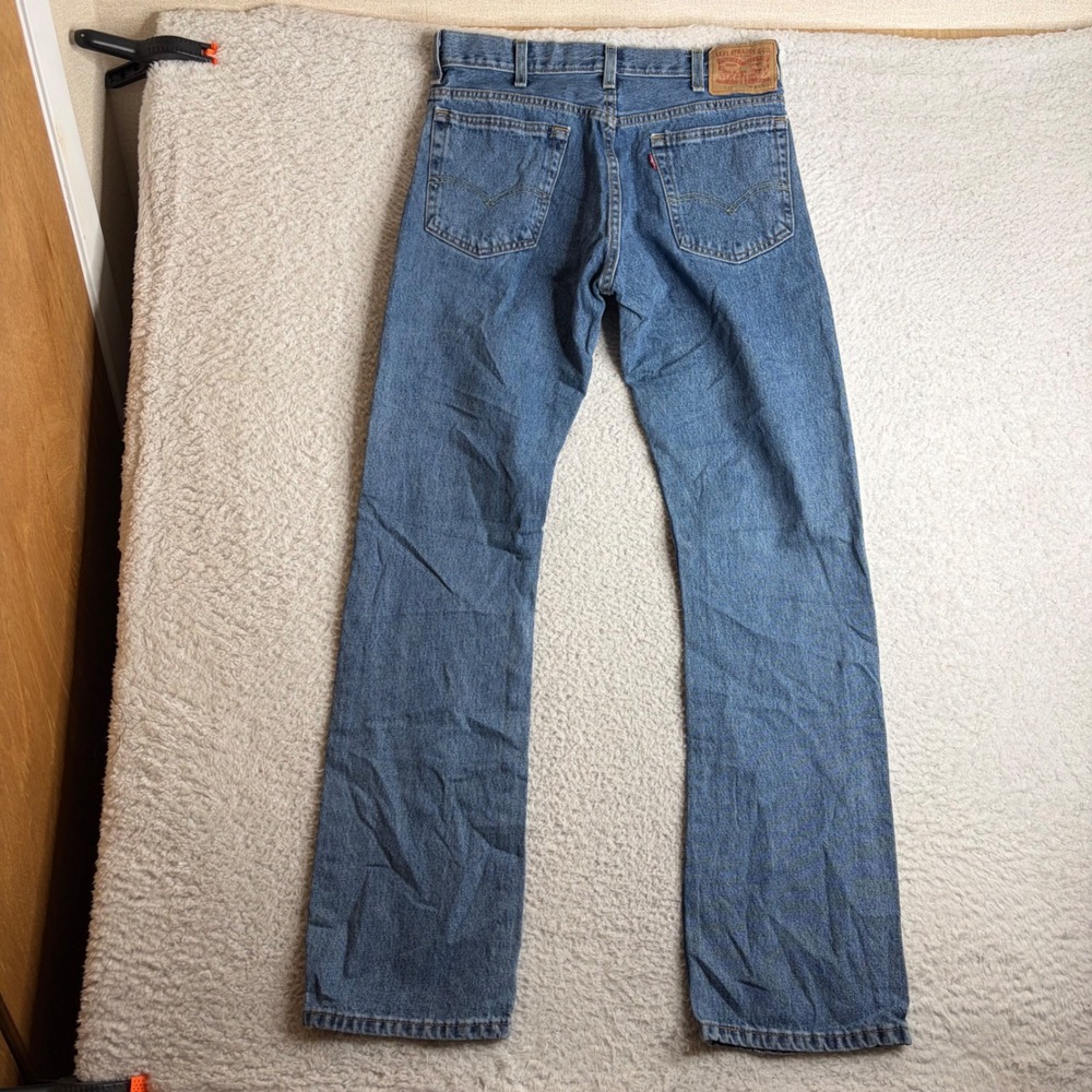 Levis 517 Bootcut Jeans Mens 31x34 (32x33) Medium Wash Blue Denim Pants